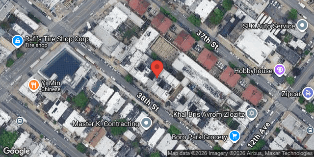 Aerial map of 1141 38 STREET, Brooklyn
