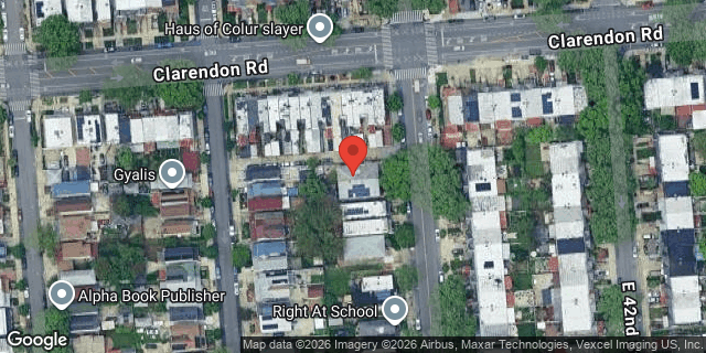 Aerial map of 1228 ALBANY AVENUE, Brooklyn
