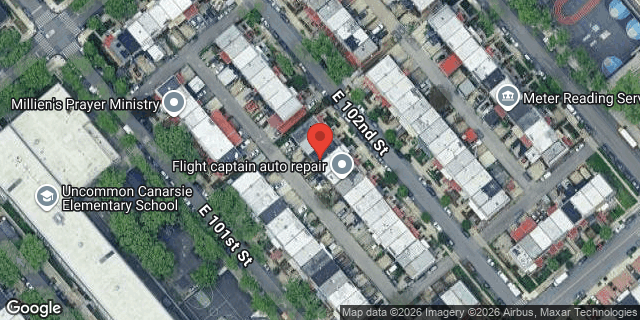 Aerial map of 1044 EAST 102 STREET, Brooklyn