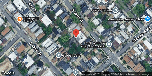 Aerial map of 1068 EAST 93 STREET, Brooklyn