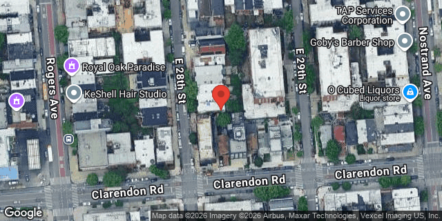 Aerial map of 259 EAST 28 STREET, Brooklyn