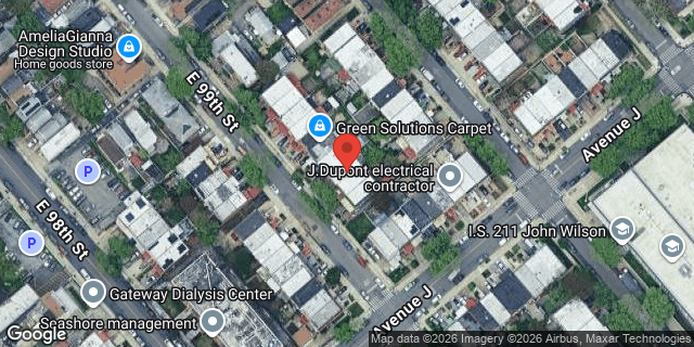 Aerial map of 967 EAST 99 STREET, Brooklyn