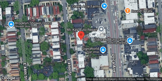 Aerial map of 729 EAST 49 STREET, Brooklyn
