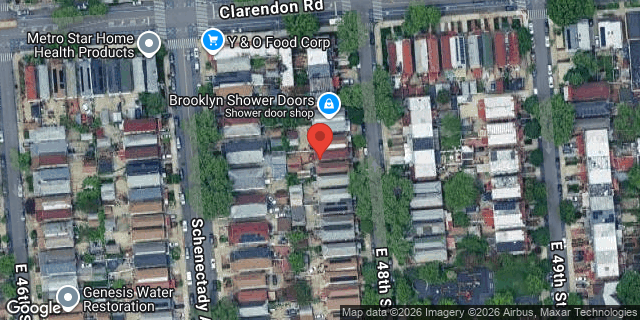 Aerial map of 724 EAST 48 STREET, Brooklyn
