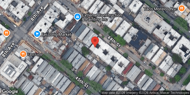 Aerial map of 836 44 STREET, Brooklyn