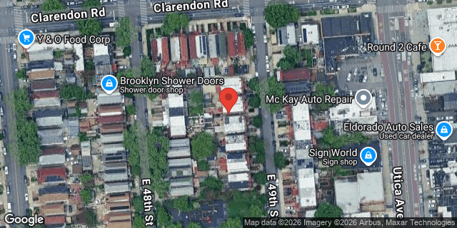 Aerial map of 724 EAST 49 STREET, Brooklyn