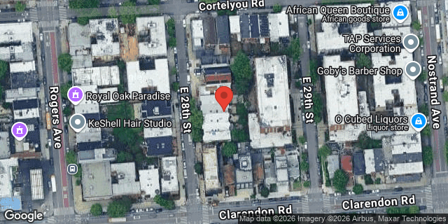 Aerial map of 253 EAST 28 STREET, Brooklyn
