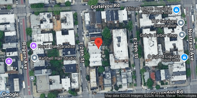 Aerial map of 251 EAST 28 STREET, Brooklyn