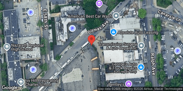Aerial map of EAST 59 STREET, Brooklyn