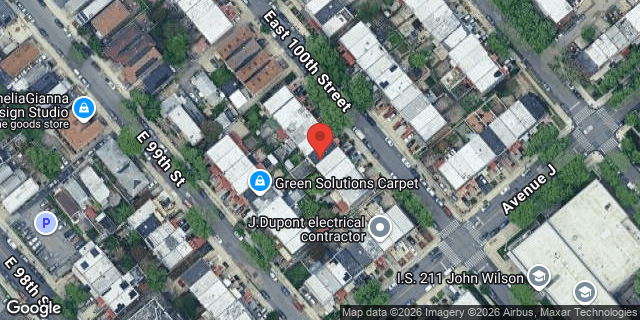 Aerial map of 964 EAST 100 STREET, Brooklyn