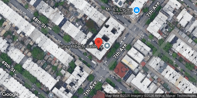 Aerial map of 4714 7 AVENUE, Brooklyn
