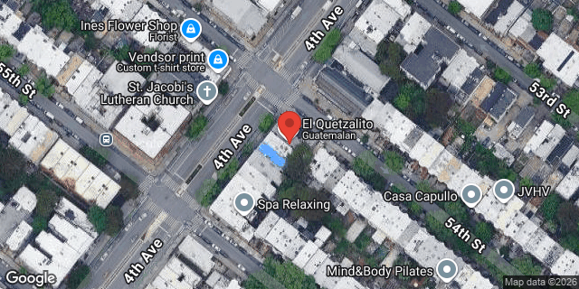 Aerial map of 5403 4 AVENUE, Brooklyn