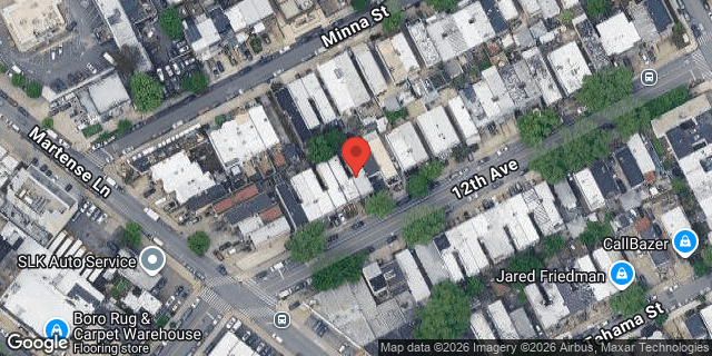 Aerial map of 3558 12 AVENUE, Brooklyn