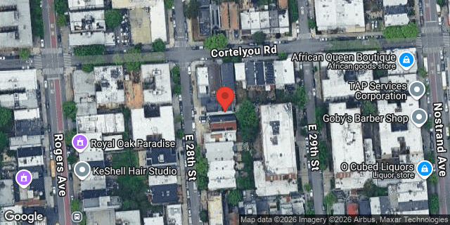 Aerial map of 239 EAST 28 STREET, Brooklyn