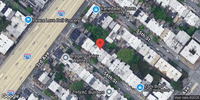 Aerial map of 331 56 STREET, Brooklyn