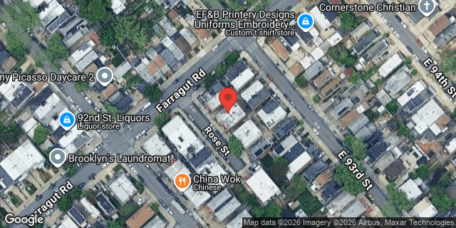 Aerial map of 5 ROSE STREET, Brooklyn