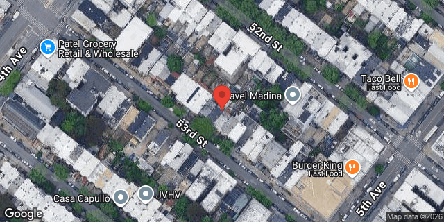 Aerial map of 445 53 STREET, Brooklyn