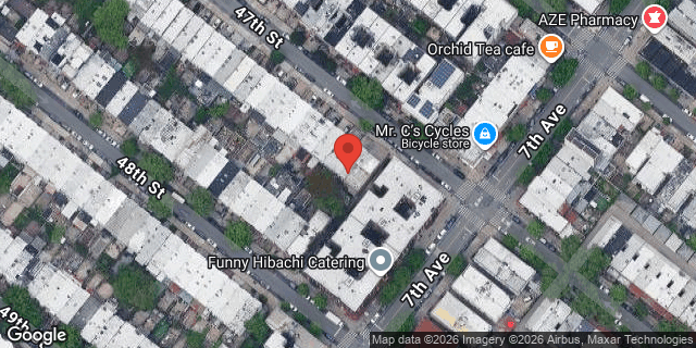 Aerial map of 670 47TH STREET, Brooklyn