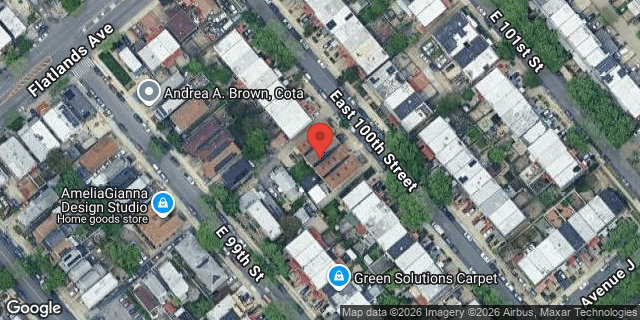 Aerial map of 940 EAST 100 STREET, Brooklyn