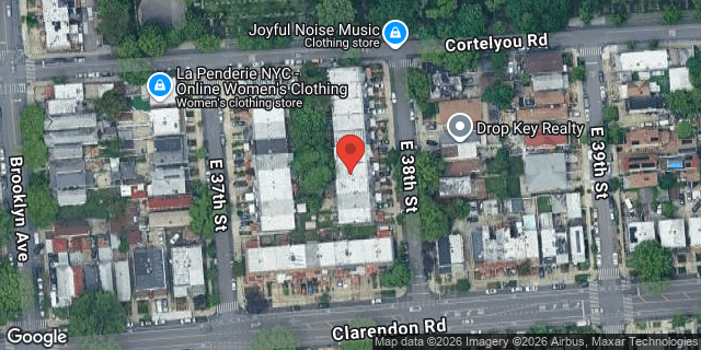 Aerial map of 466 EAST 38 STREET, Brooklyn