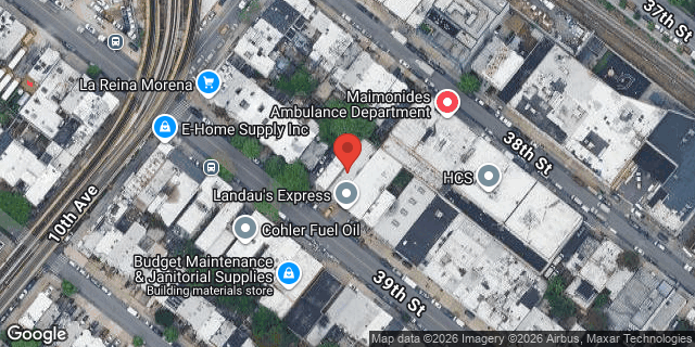 Aerial map of 1019A 39 STREET, Brooklyn
