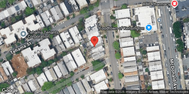 Aerial map of 116 DAHILL ROAD, Brooklyn