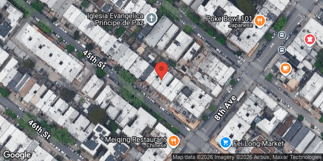Aerial map of 765 45 STREET, Brooklyn