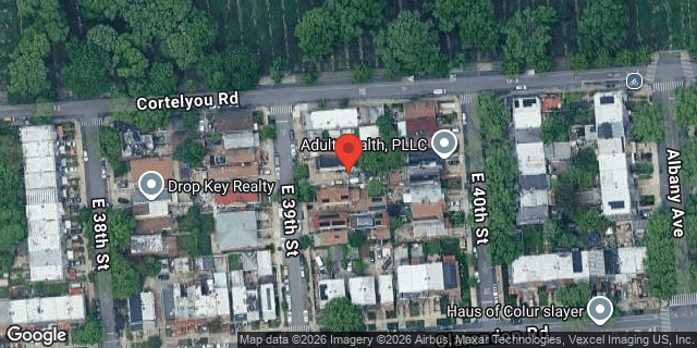 Aerial map of 525 EAST 39 STREET, Brooklyn