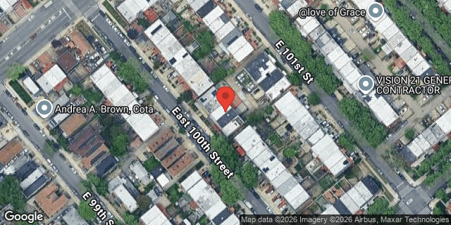 Aerial map of 941 EAST 100 STREET, Brooklyn