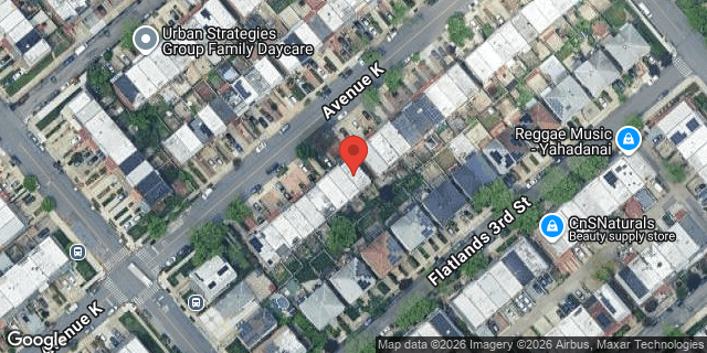 Aerial map of 10532 AVENUE K, Brooklyn