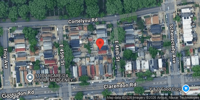 Aerial map of 688 EAST 46 STREET, Brooklyn