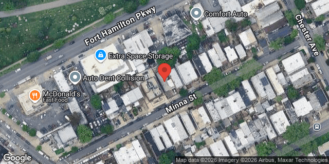 Aerial map of 176 MINNA STREET, Brooklyn