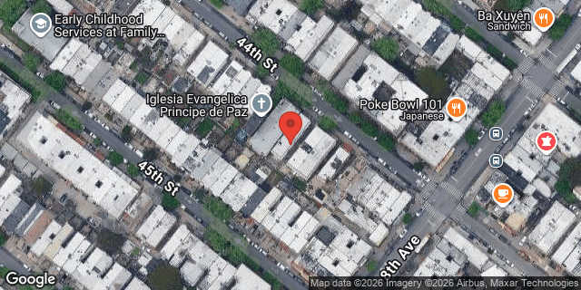 Aerial map of 758 44 STREET, Brooklyn
