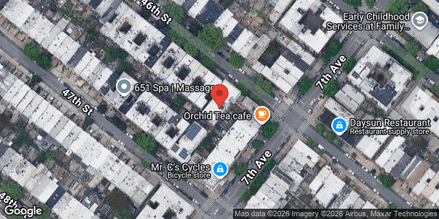 Aerial map of 672 46 STREET, Brooklyn