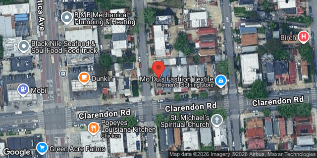 Aerial map of 5101 CLARENDON ROAD, Brooklyn