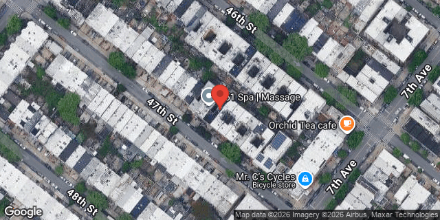 Aerial map of 653 47 STREET, Brooklyn