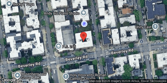 Aerial map of 258 EAST 18 STREET, Brooklyn