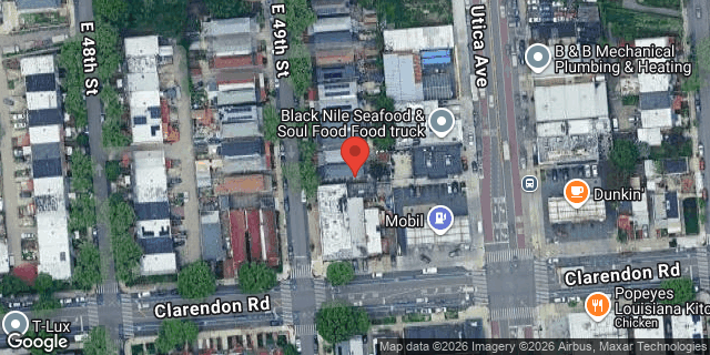 Aerial map of 689 EAST 49 STREET, Brooklyn