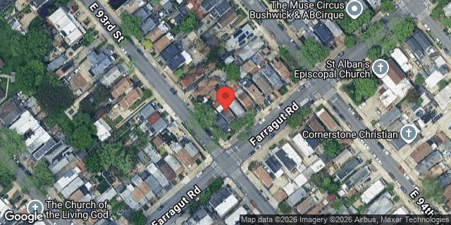 Aerial map of 9305 FARRAGUT ROAD, Brooklyn