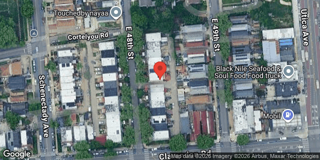 Aerial map of 679 EAST 48 STREET, Brooklyn