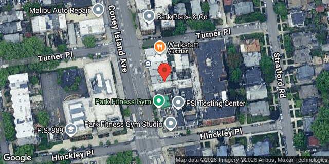 Aerial map of 517 CONEY ISLAND AVENUE, Brooklyn