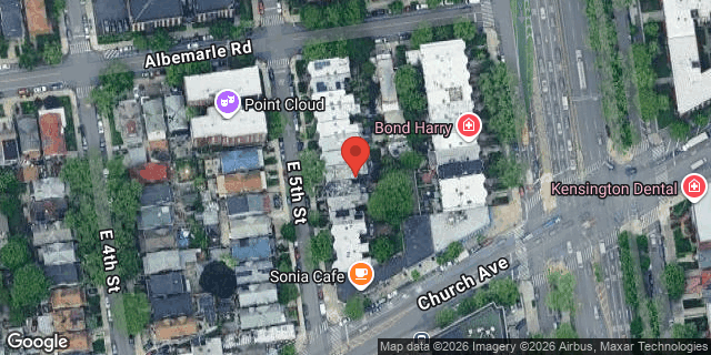 Aerial map of 305 EAST 5 STREET, Brooklyn