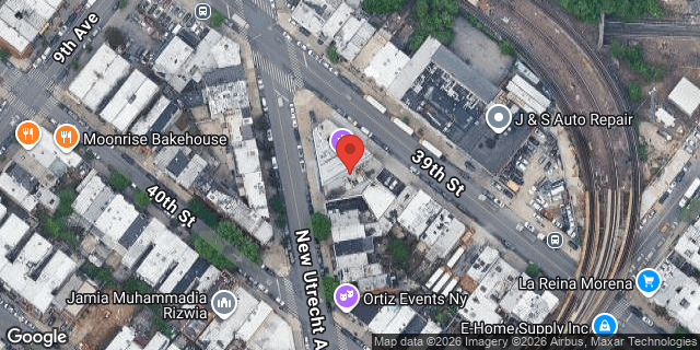 Aerial map of 950 39 STREET, Brooklyn