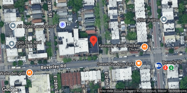 Aerial map of 168 EAST 29 STREET, Brooklyn