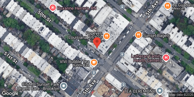 Aerial map of 4922 5 AVENUE, Brooklyn