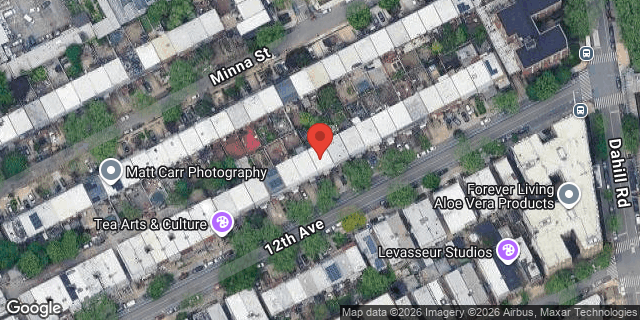 Aerial map of 3350 12 AVENUE, Brooklyn
