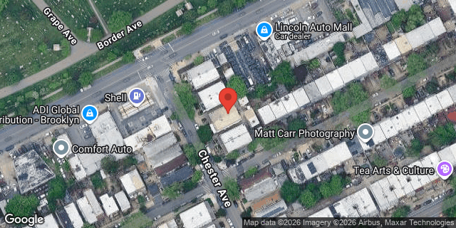 Aerial map of 11 CHESTER AVENUE, Brooklyn