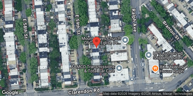 Aerial map of 343 EAST 59 STREET, Brooklyn