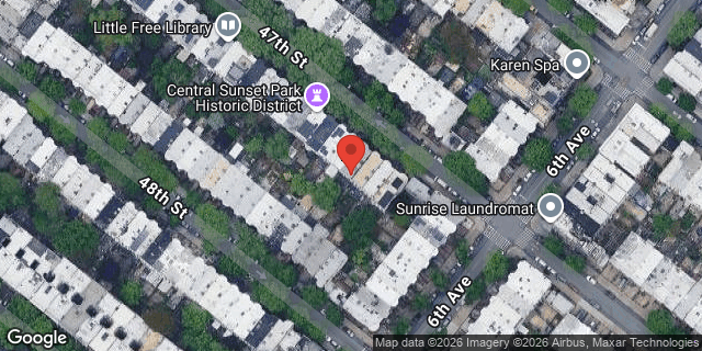 Aerial map of 564 47 STREET, Brooklyn