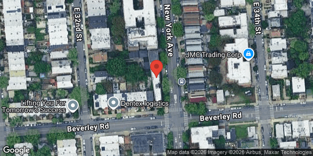 Aerial map of 1122 NEW YORK AVENUE, Brooklyn